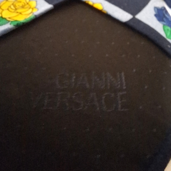 VINTAGE Giani VERSACE men's silk floral necktie 80s/90s - Picture 5 of 5